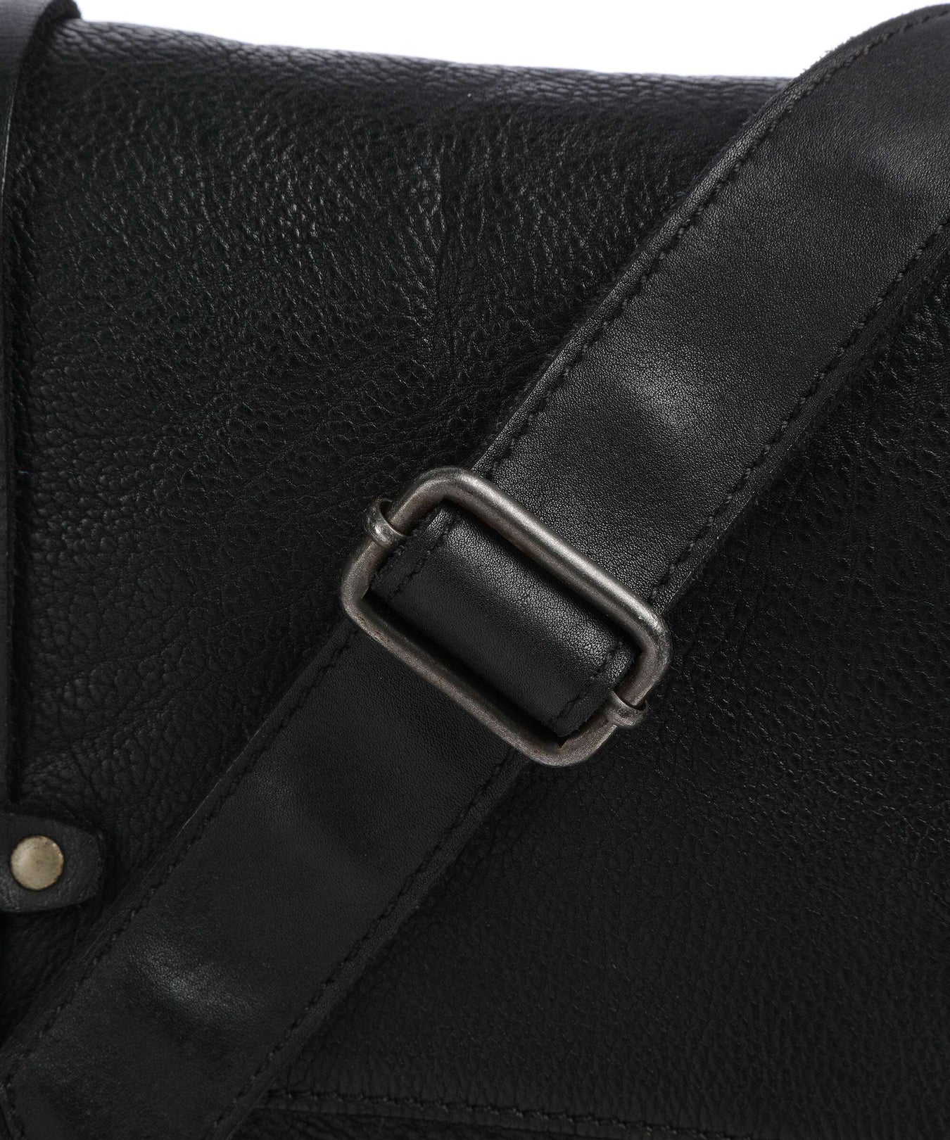 Aunts & Uncles Barbershop Anchor Messenger bag charcoal black