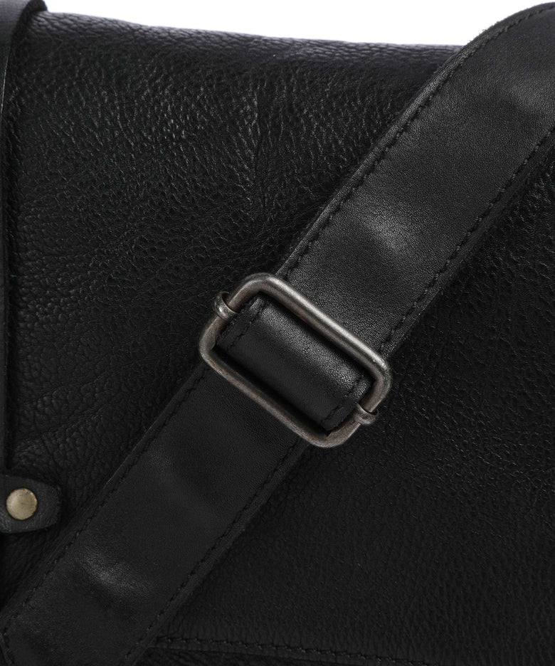 Aunts & Uncles Barbershop Anchor Messenger bag charcoal black