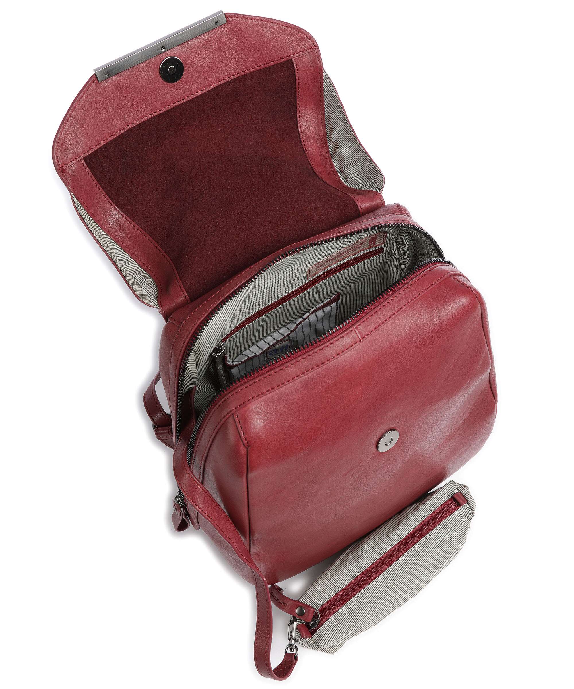 Aunts & Uncles Grandma's Luxury Club Mrs. Dumpling Backpack bohemian red 