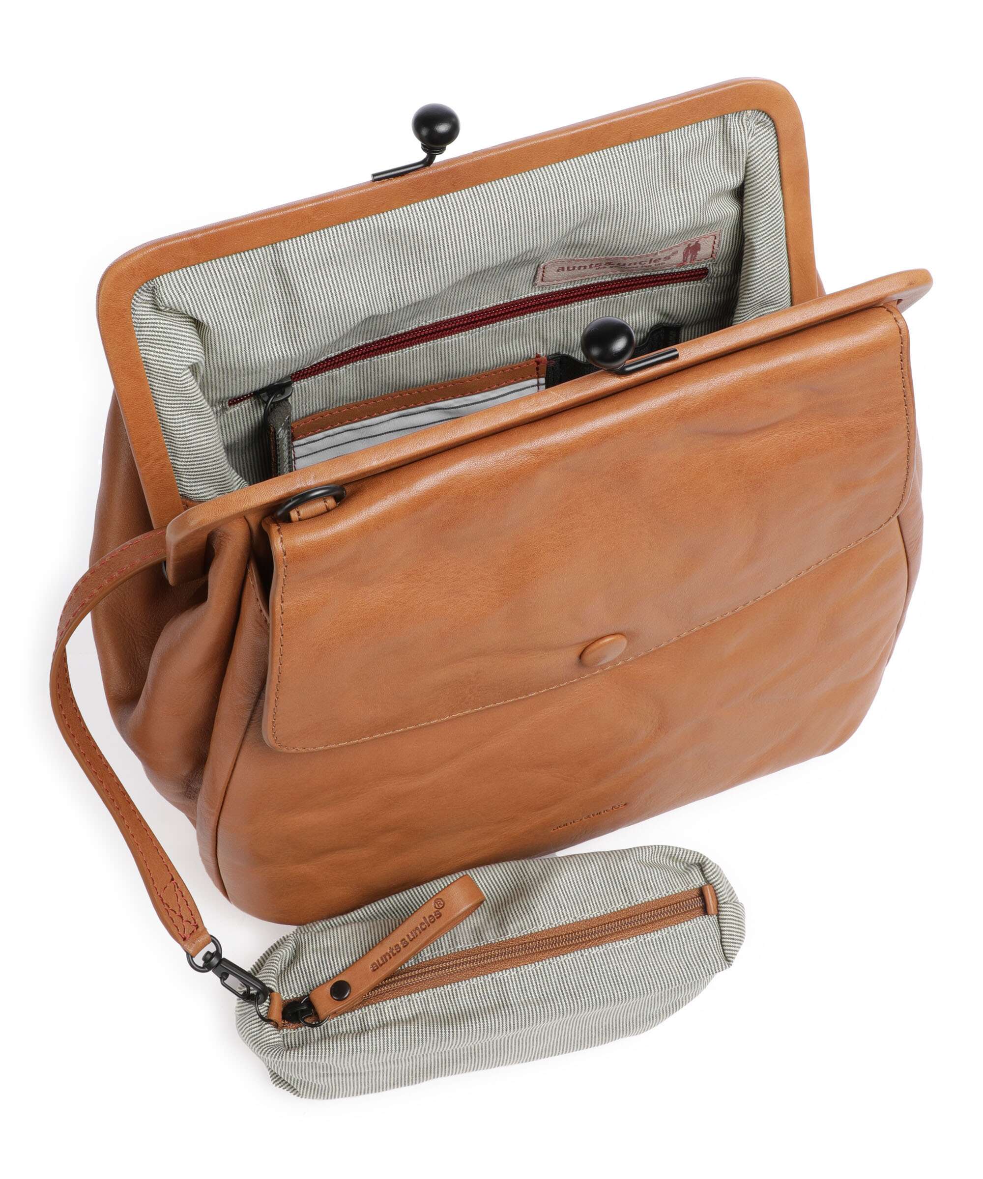 Aunts & Uncles Grandma's Luxury Club Mrs. Mousse Shoulder bag caramel