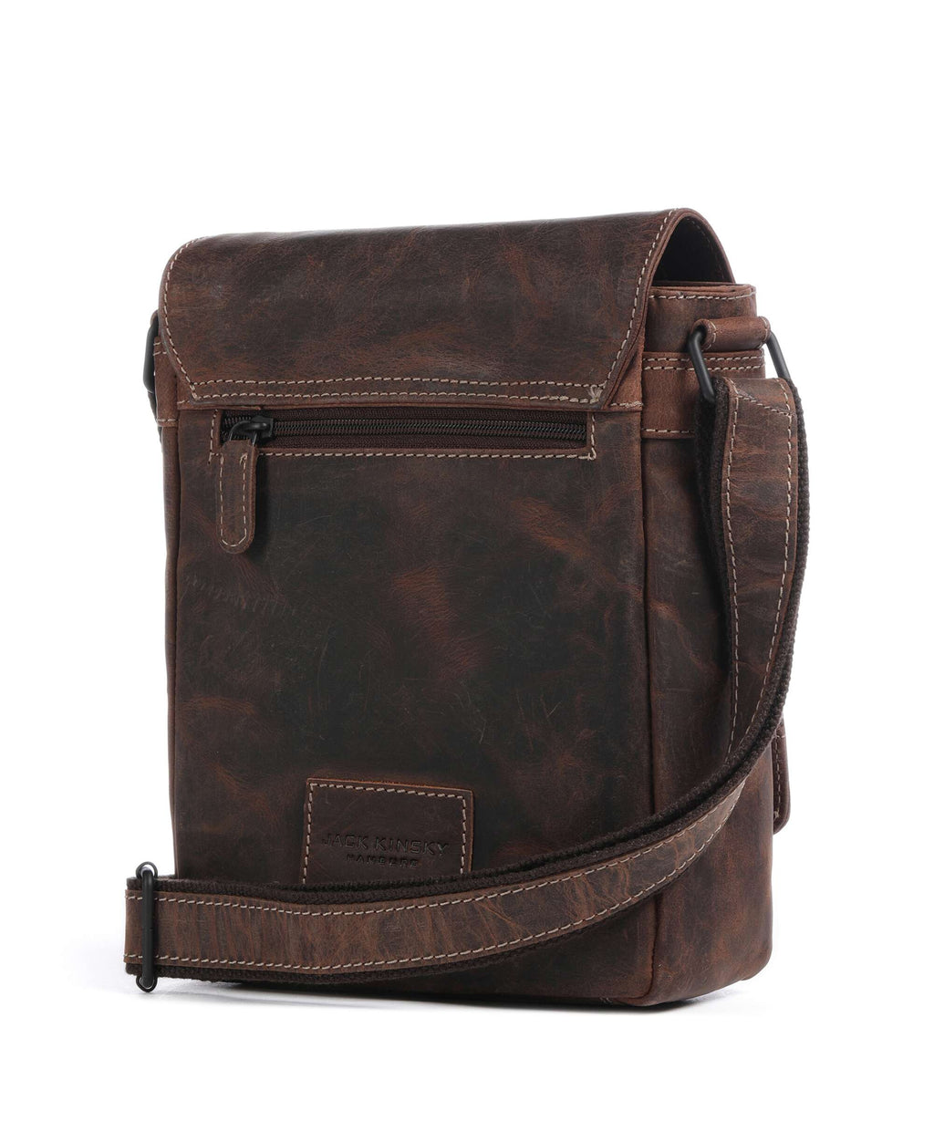 Jack Kinsky Baltimore 3 Crossbody bag mokka