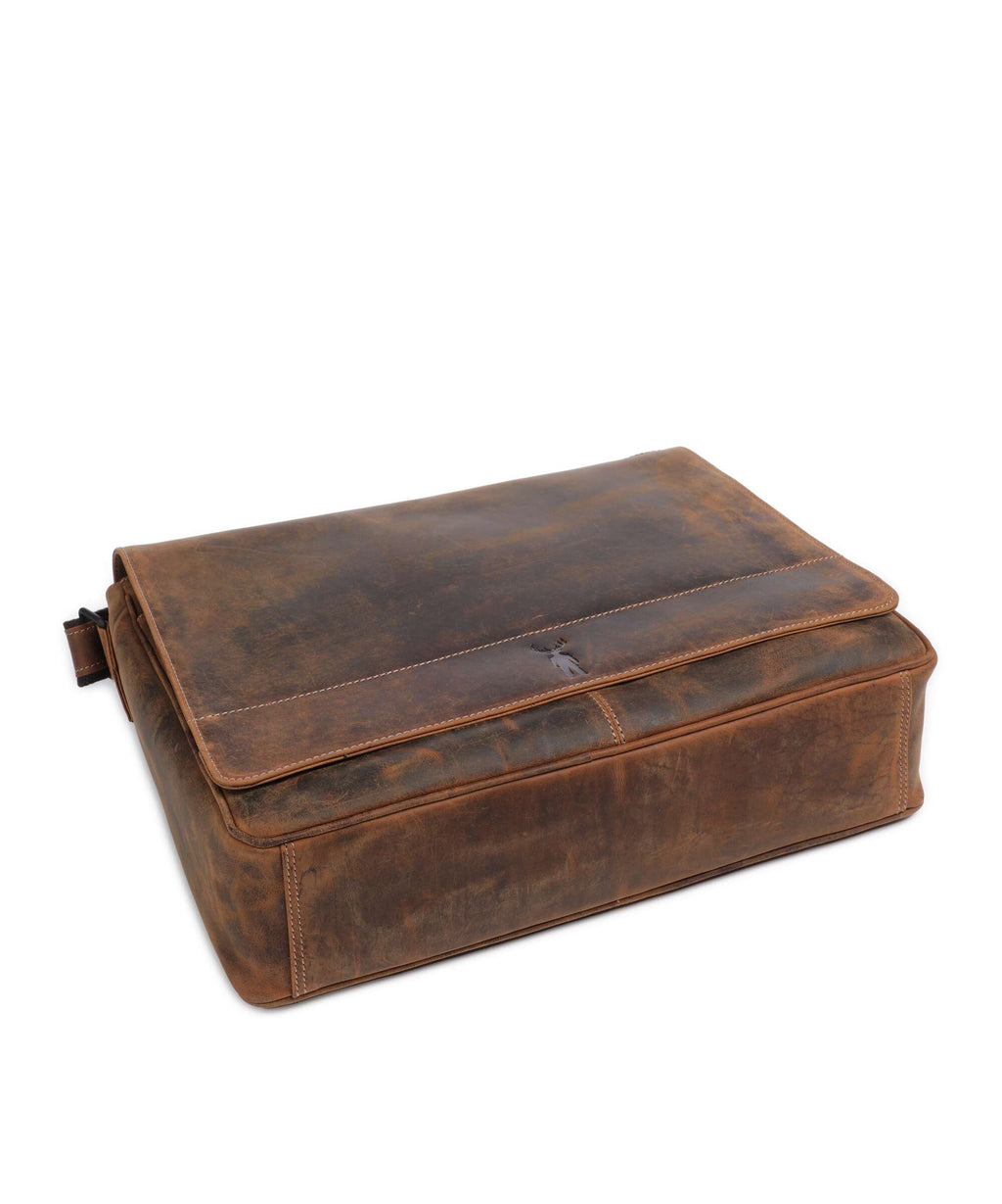 Jack Kinsky Baltimore 5 Messenger bag cognac