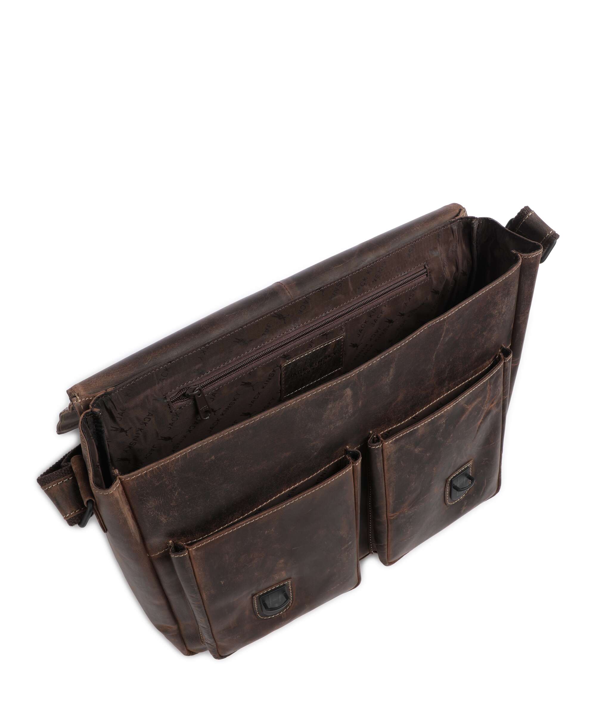 Jack Kinsky Baltimore 6 Briefcase mokka