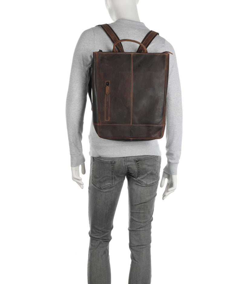 Jack Kinsky Baltimore 14 Backpack cognac 