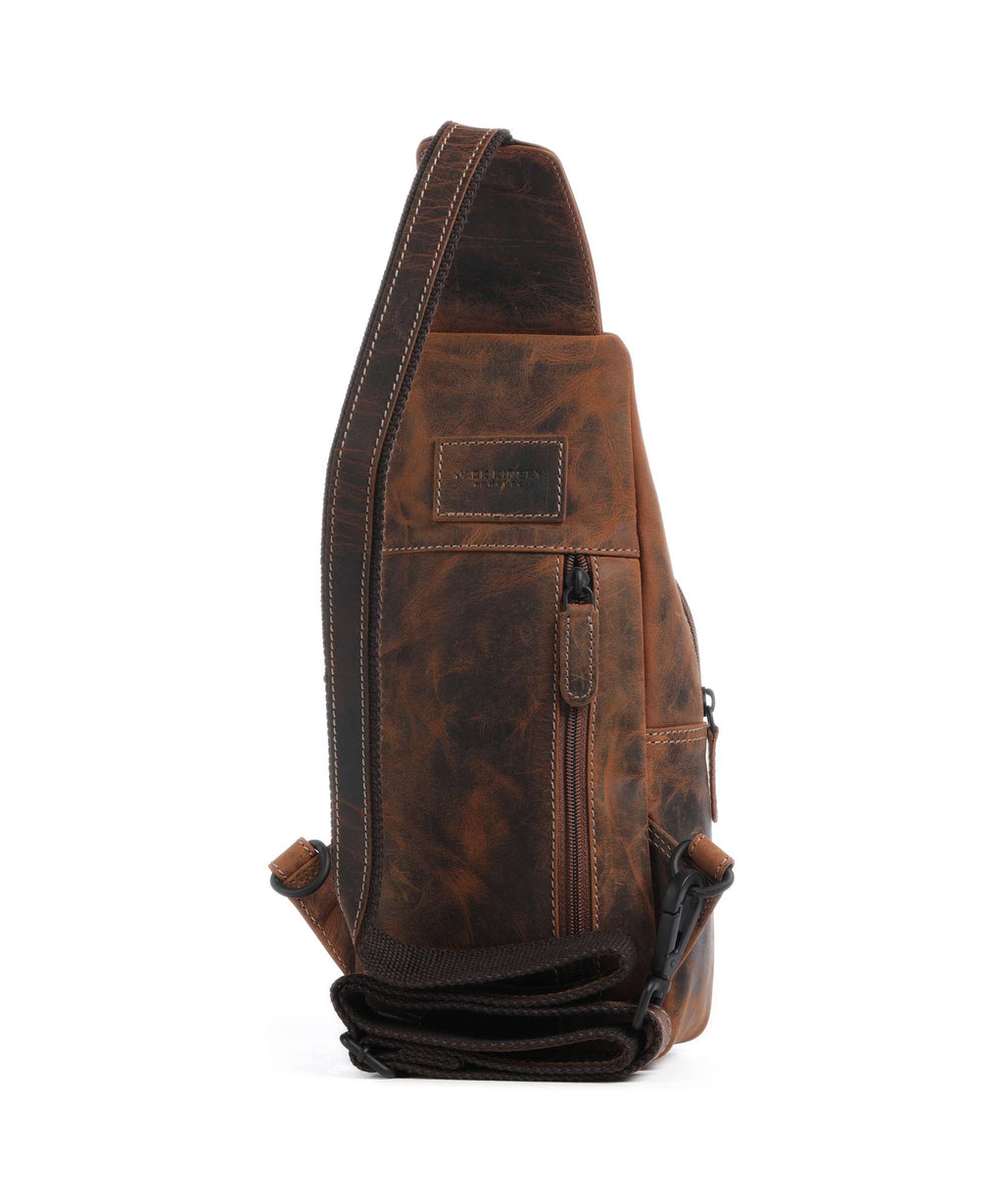 Jack Kinsky Baltimore 17 Sling bag cognac 