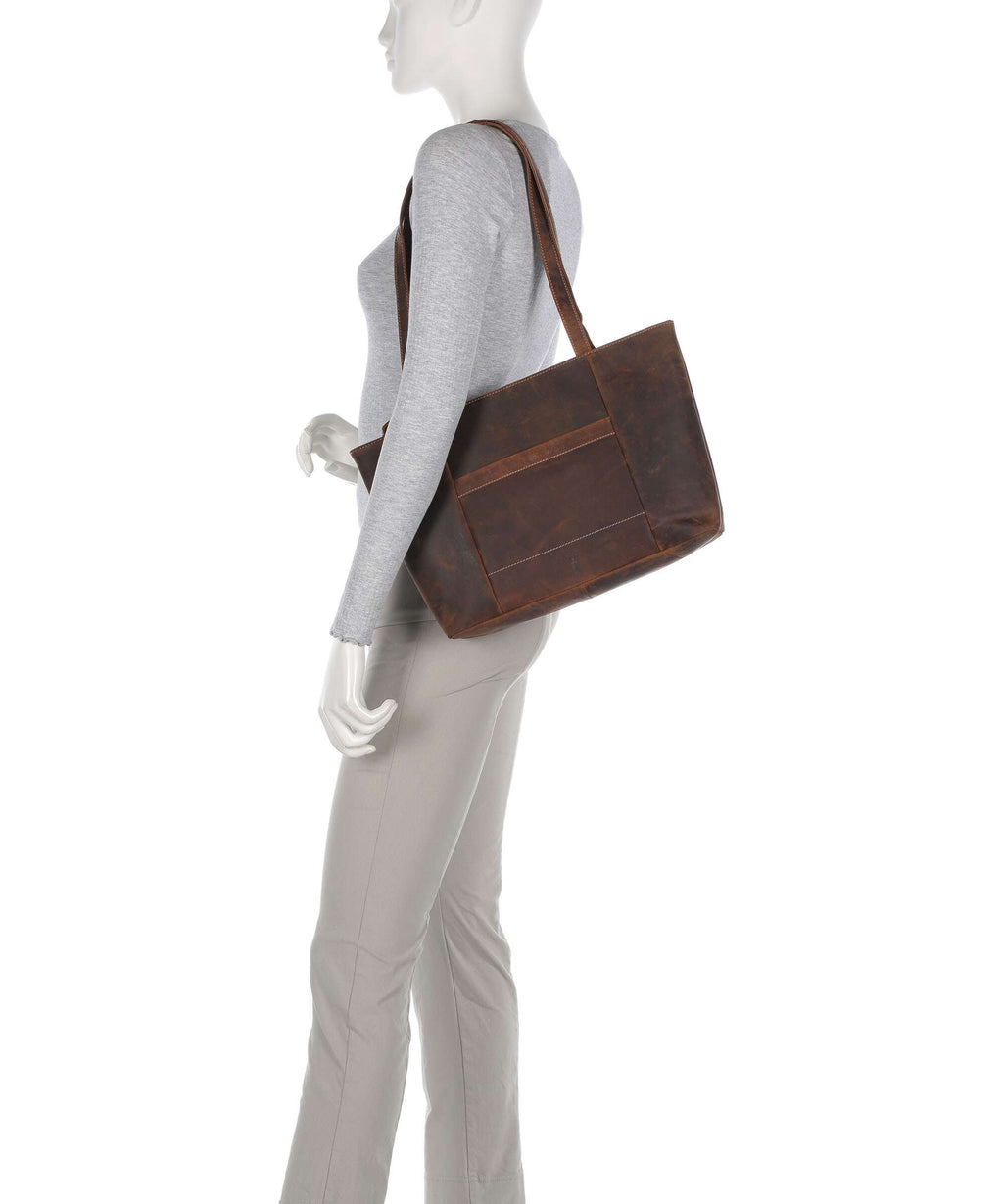 Jack Kinsky Baltimore 18 Tote bag cognac 