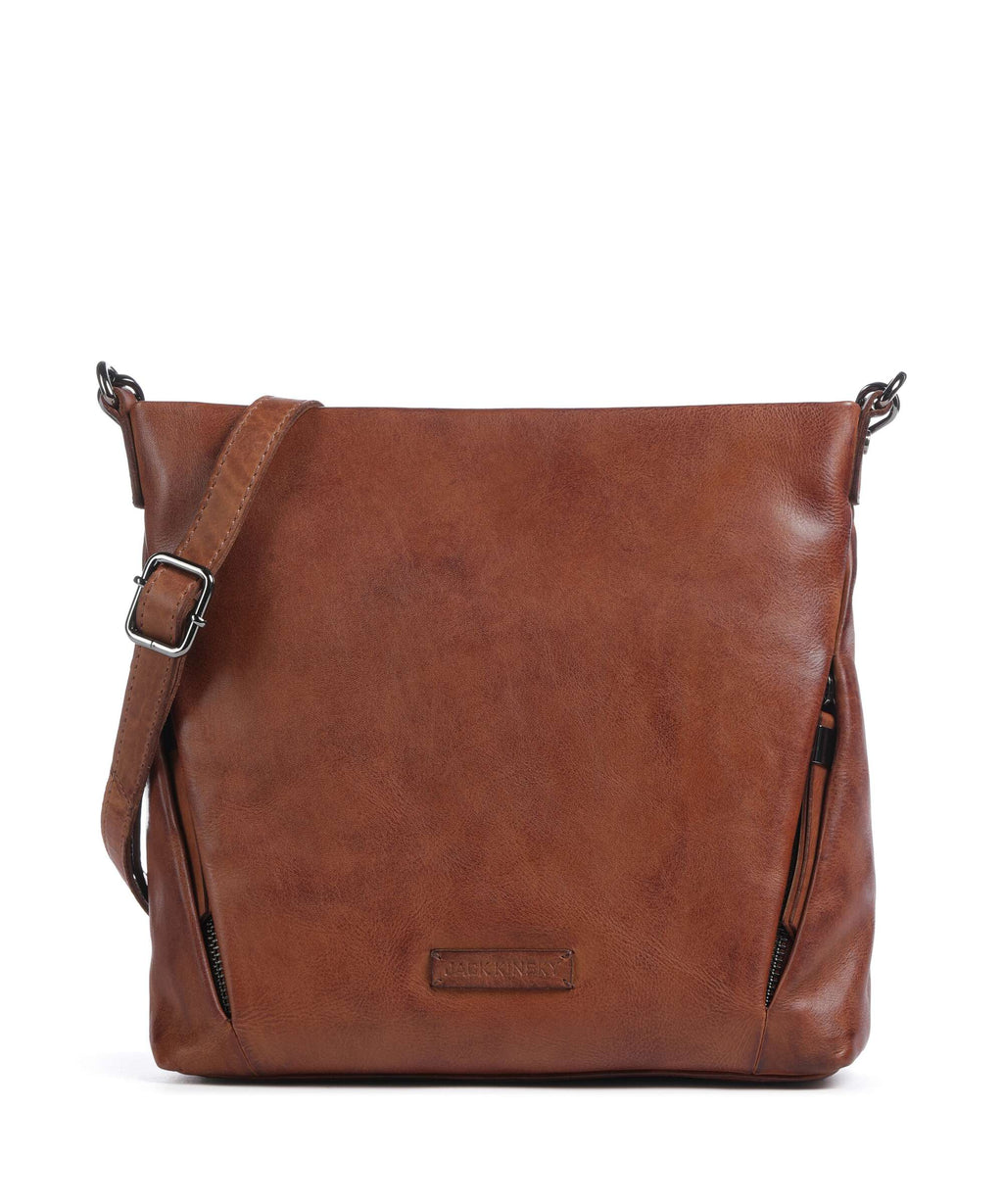 Jack Kinsky Nelson 2 Crossbody bag cognac