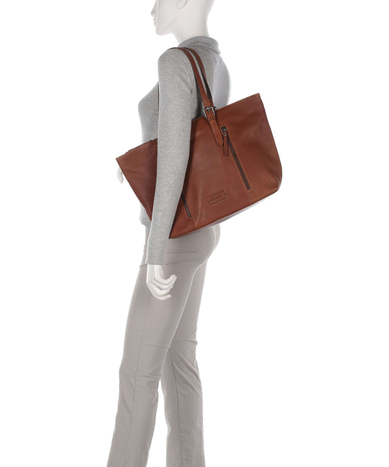 Jack Kinsky Montreal 25N Tote bag cognac