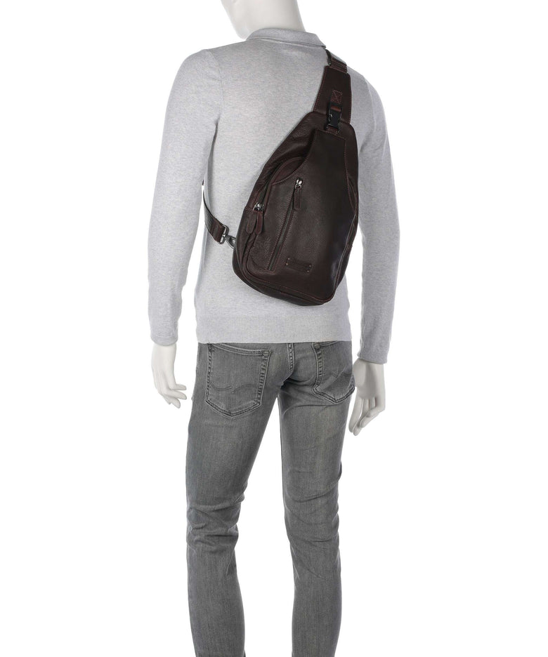 Jack Kinsky Porto 12 Sling bag mokka