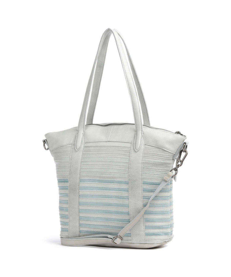 FredsBruder Good Mood Tote bag stone/blue