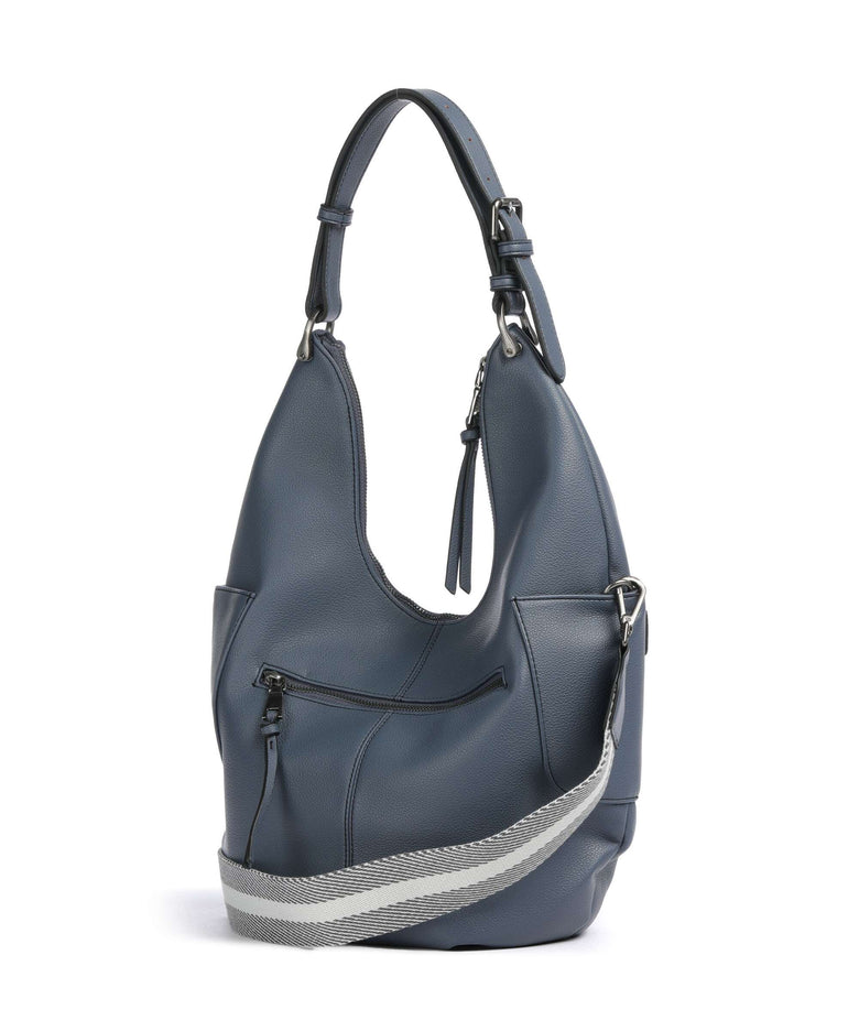 FredsBruder Bestie Round Hobo bag dusty blue