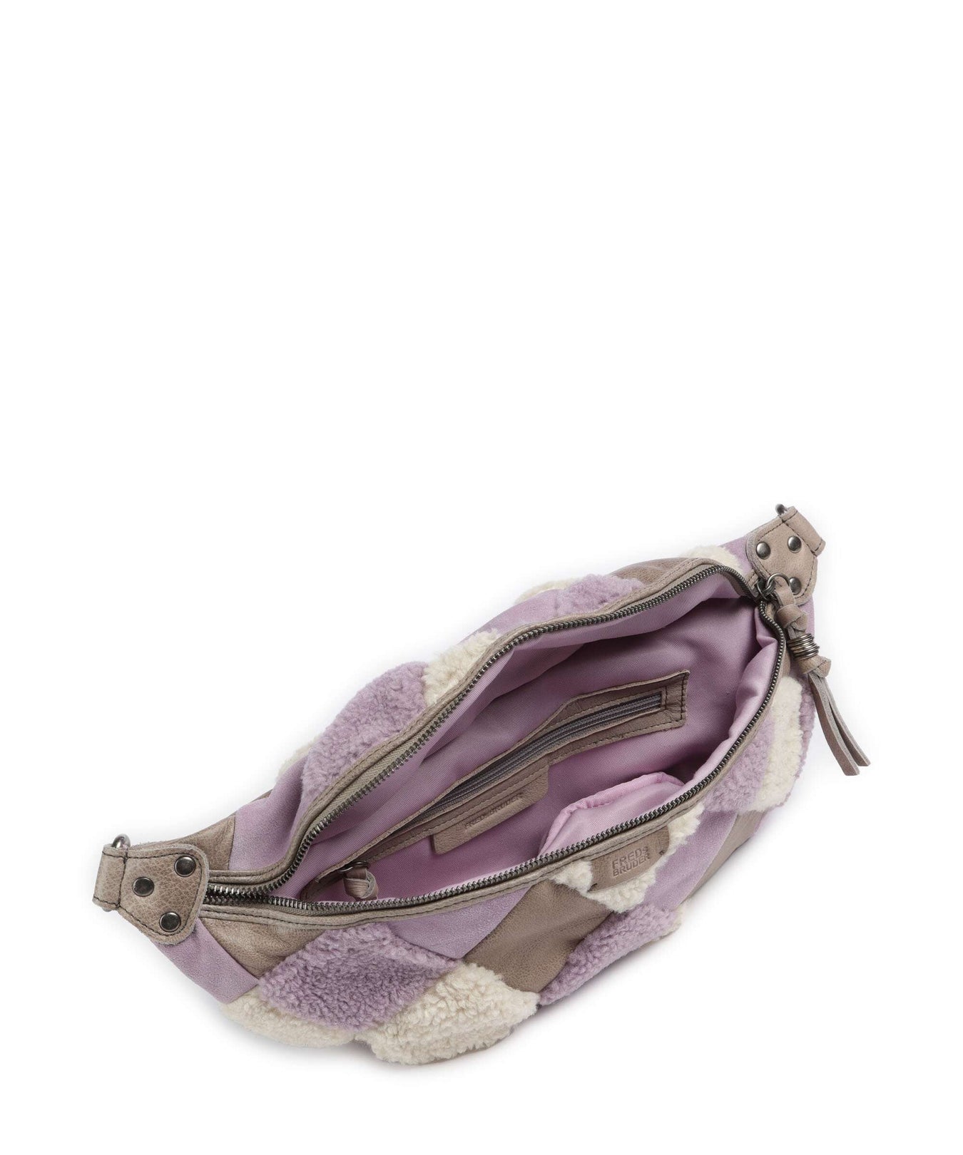 FredsBruder Check My Bag Sling bag lavender teddy mix