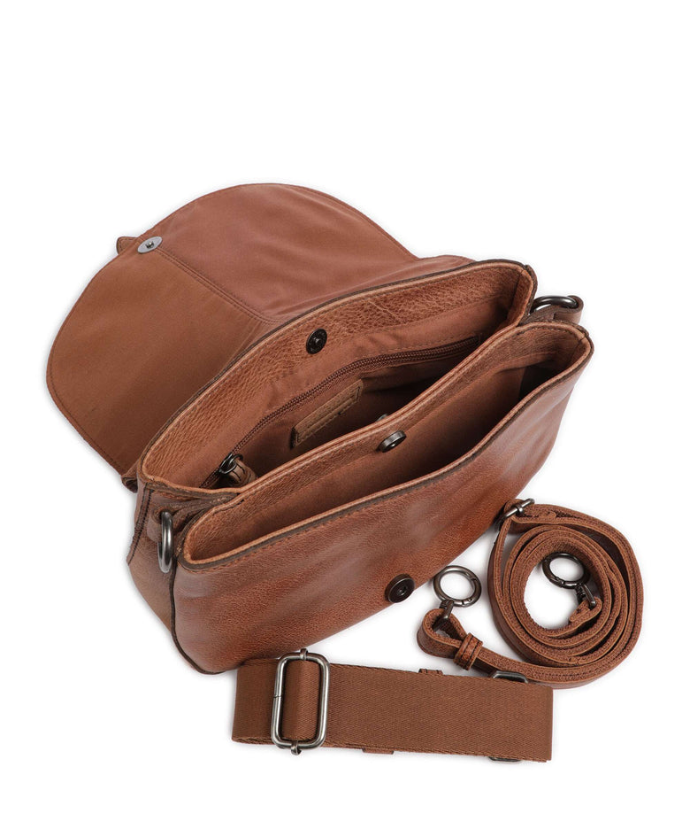 FredsBruder Belt It Crossbody bag dark caramel