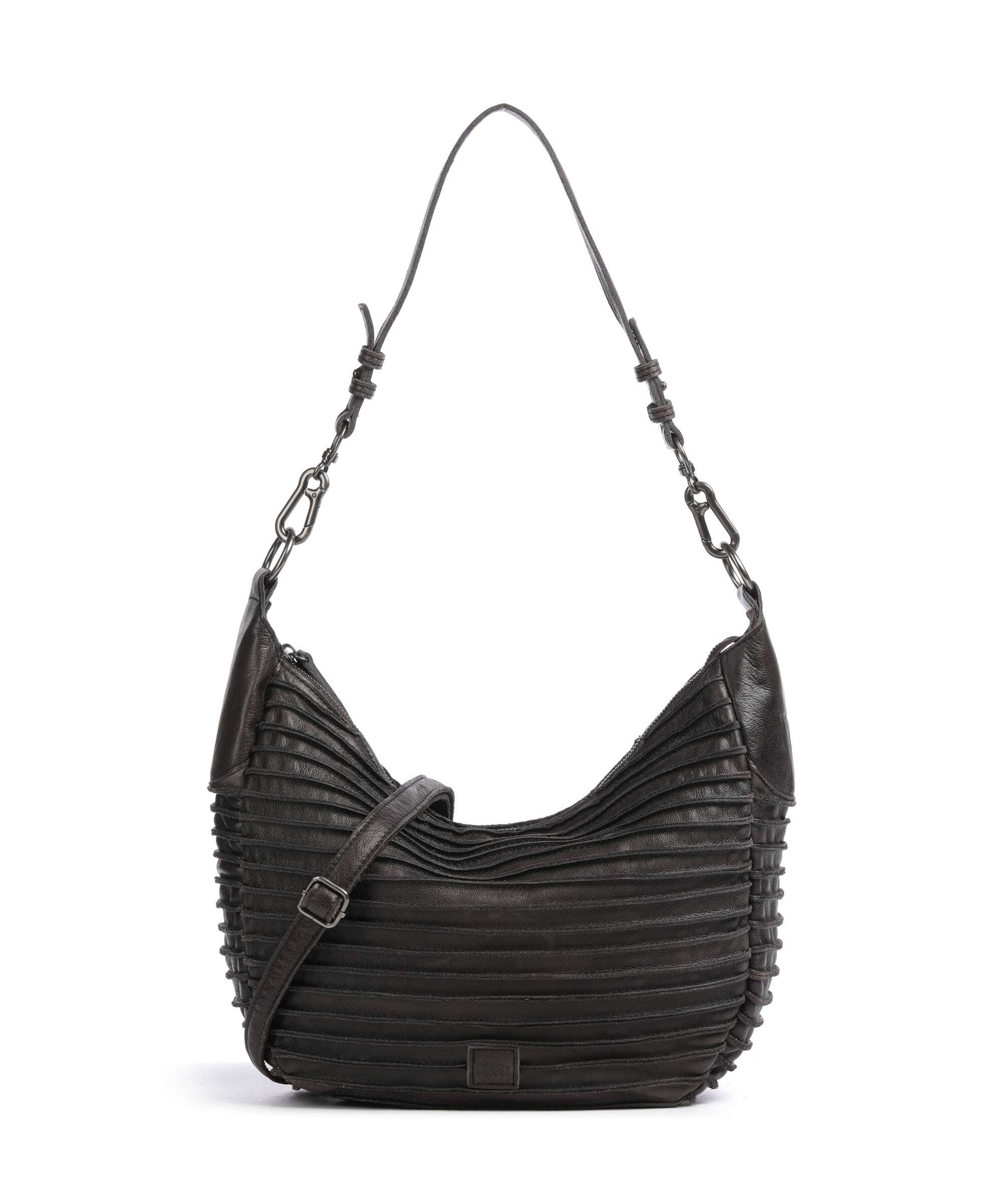 FredsBruder Bestseller Riffel Flowow Hobo bag brown