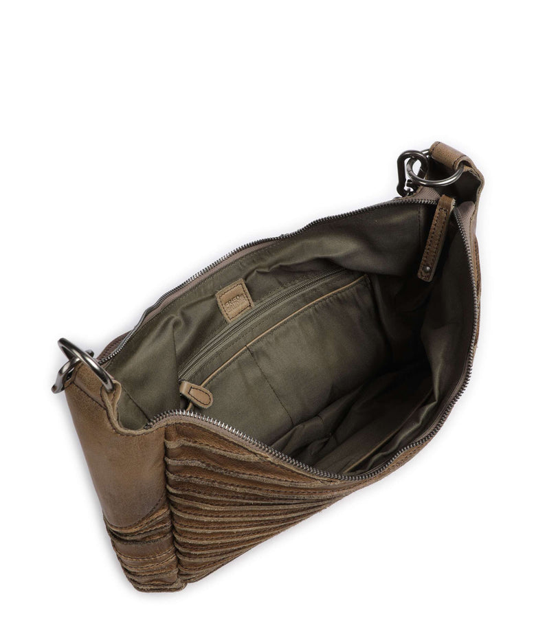 FredsBruder Riffel Flowow Hobo bag olive