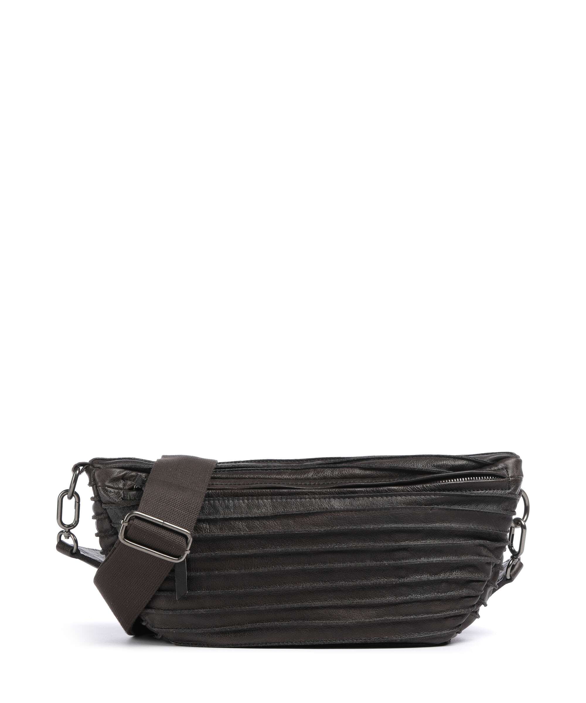 FredsBruder Check My Bag Mini Crossbody bag brown