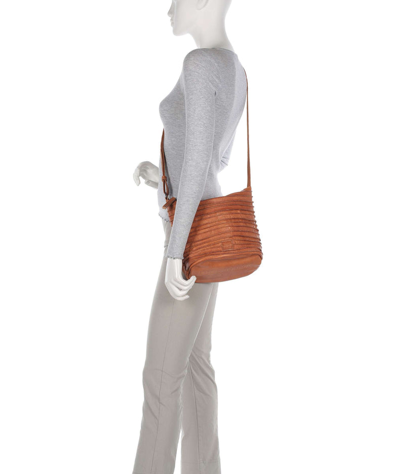FredsBruder Bestseller Riffelinchen Crossbody bag dark caramel