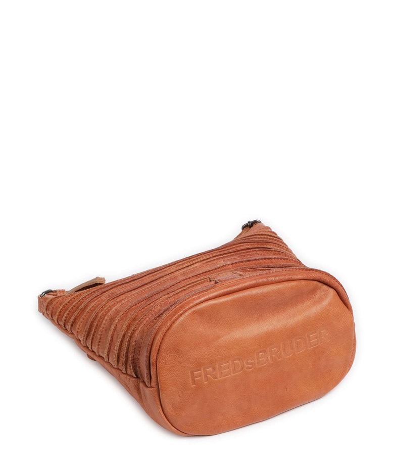 FredsBruder Bestseller Riffelinchen Crossbody bag dark caramel