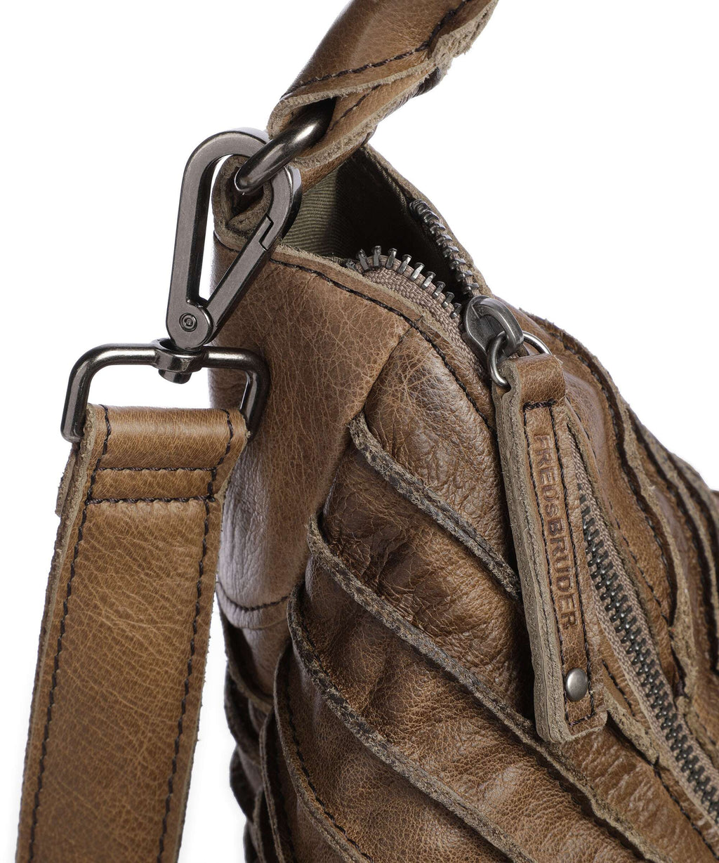 FredsBruder Bestseller Riffeltier S Hobo bag olive