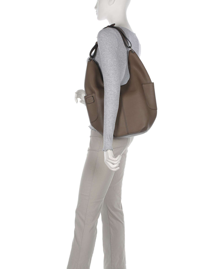 FredsBruder Bestie Round Hobo bag olive