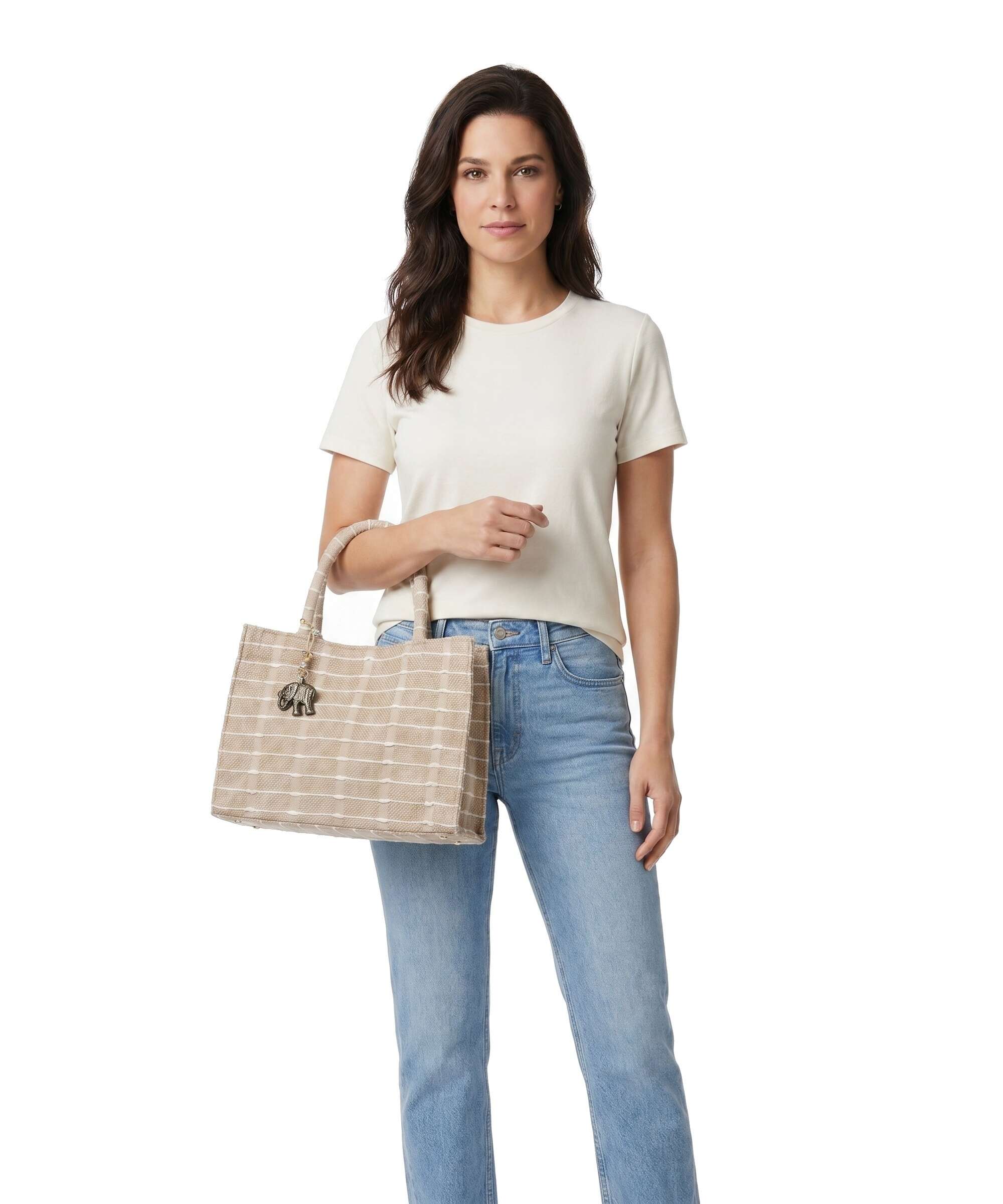 Anokhi Handbag beige