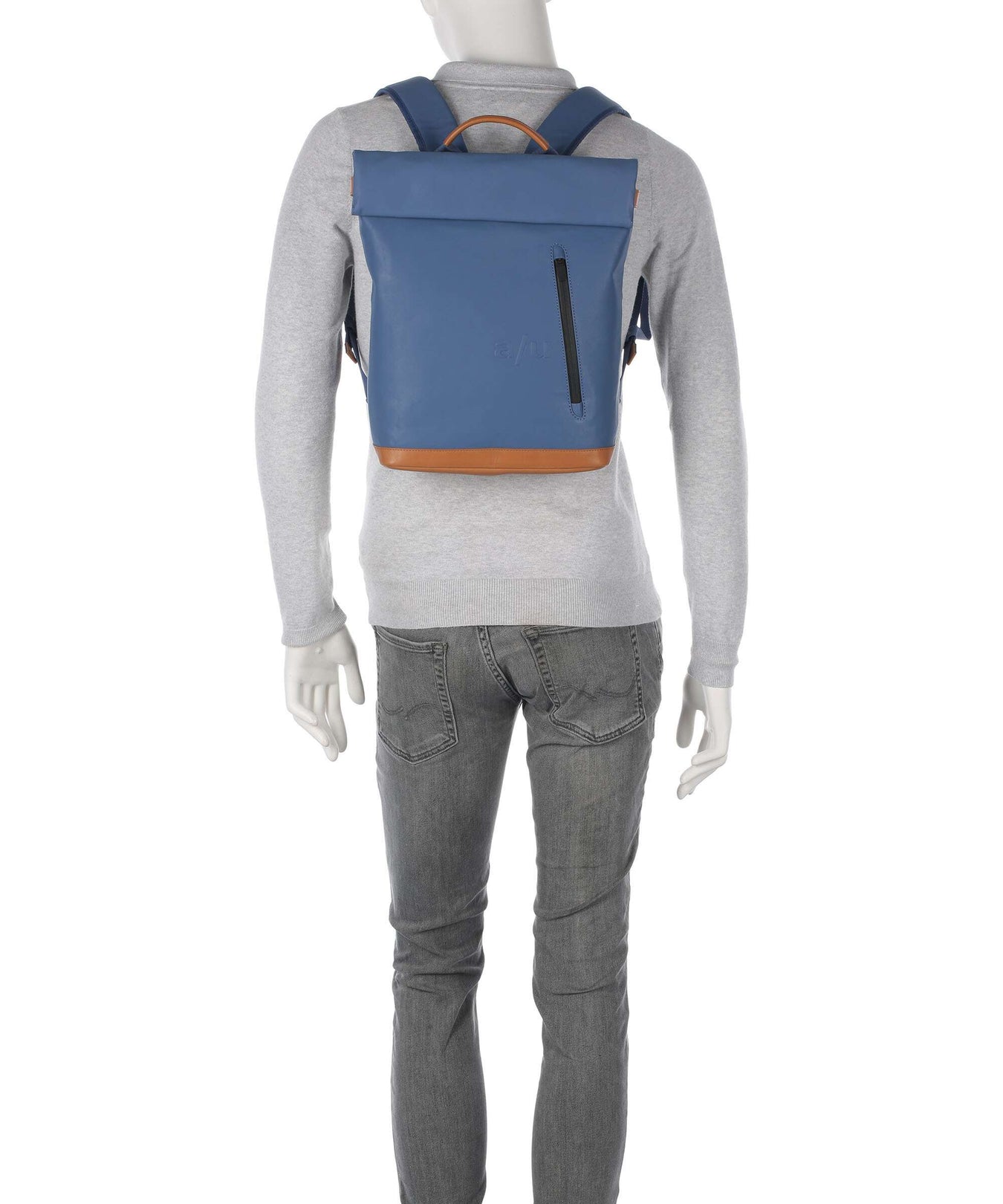 Aunts & Uncles Japan Wakayama Rolltop backpack blue jeans