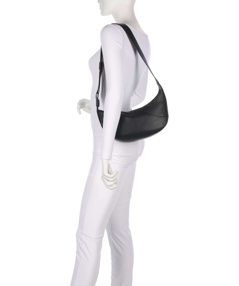 Aunts & Uncles Jamie's Orchard Bee Balm Hobo bag jet black