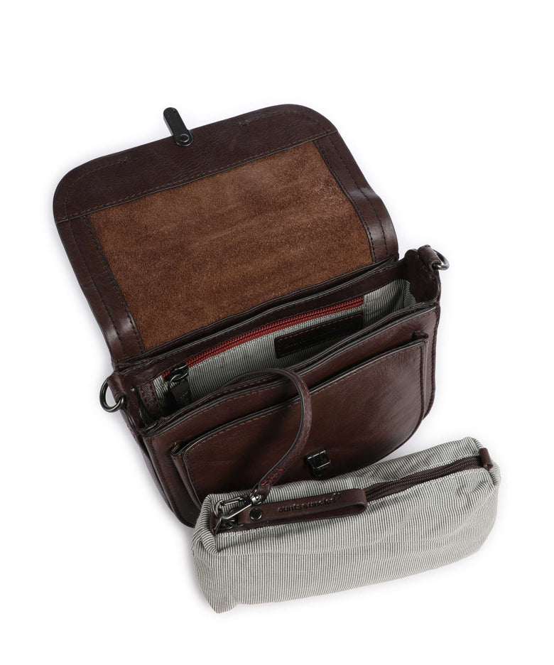 Aunts & Uncles Grandma's Luxury Club Mrs. Waffle Crossbody bag coffee bean