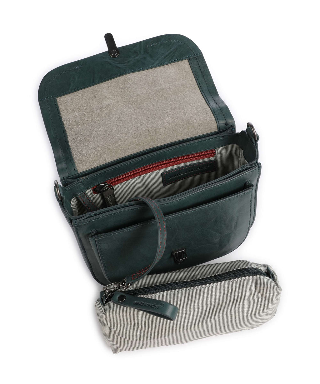 Aunts & Uncles Grandma's Luxury Club Mrs. Waffle Crossbody bag green jewel