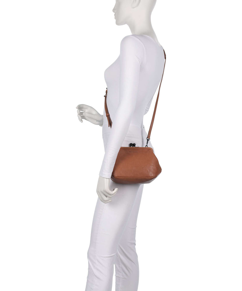Aunts & Uncles Grandma's Luxury Club Mrs. Pizzelle Crossbody bag caramel