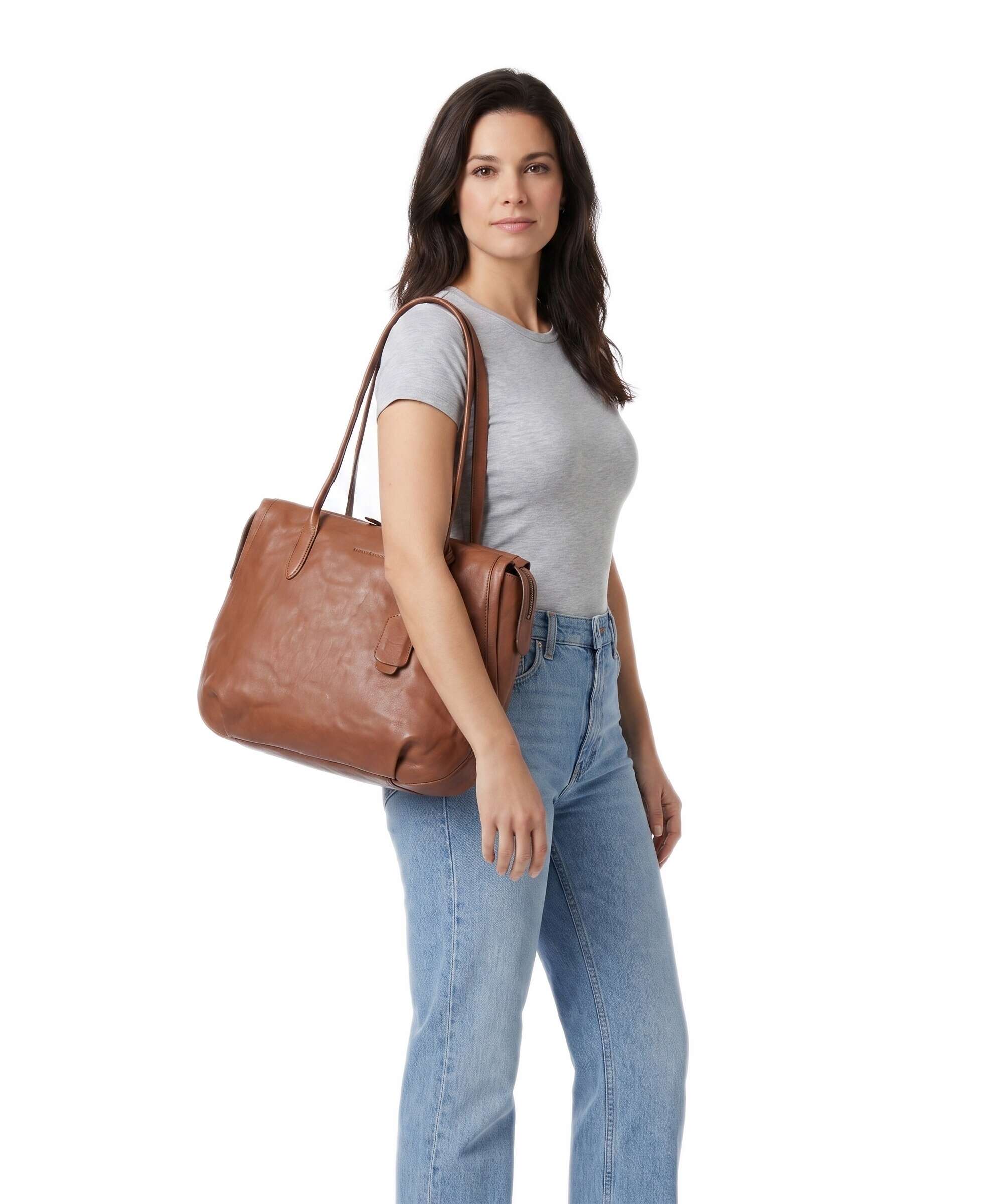 Aunts & Uncles Grandma's Luxury Club Mrs. Florentine Tote bag caramel