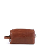 Buckle & Seam Crazy Horse Everest Kulturbeutel cognac