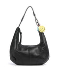 FredsBruder Take A Smile Midi Hobo bag black