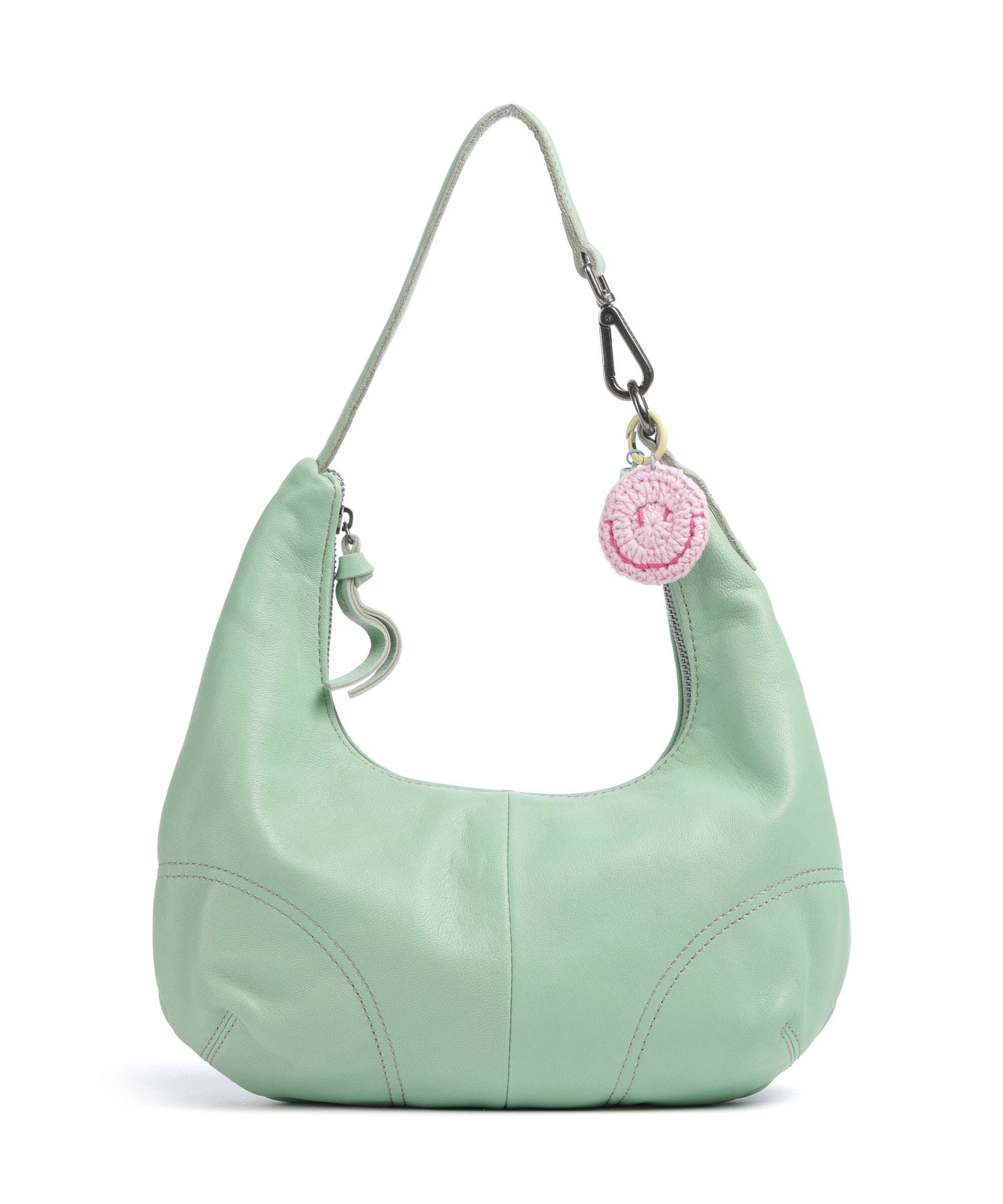 FredsBruder Take A Smile Midi Hobo bag fresh mint