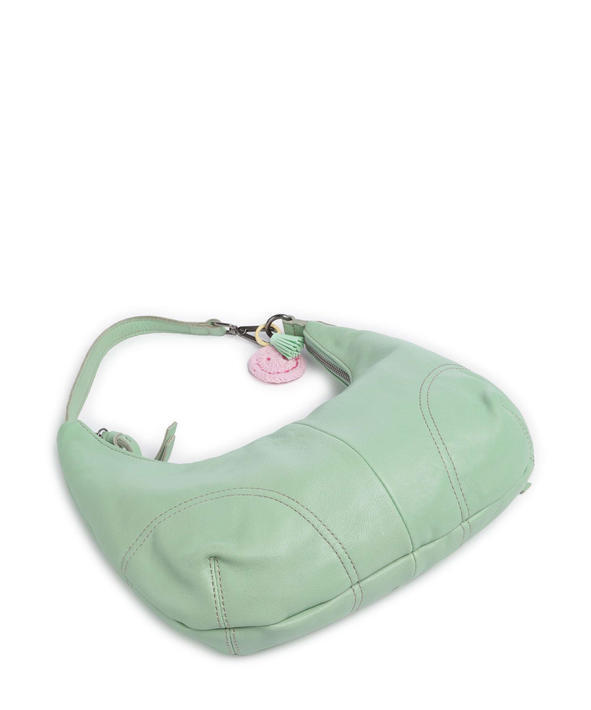 FredsBruder Take A Smile Midi Hobo bag fresh mint