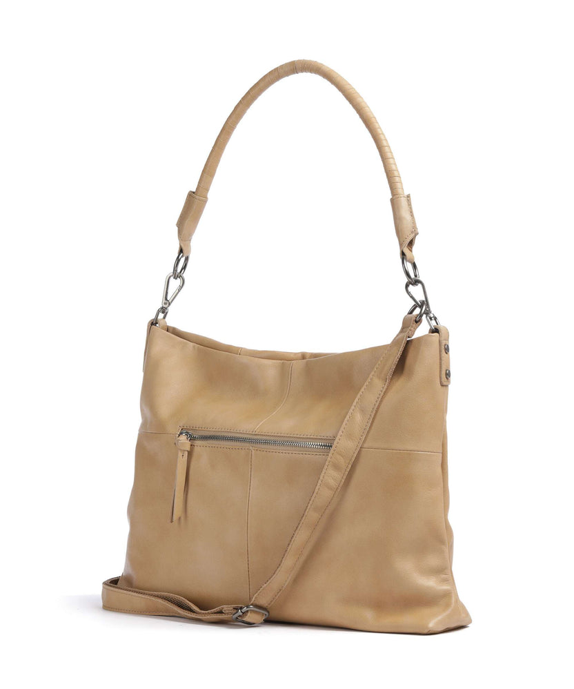 FredsBruder Calm Hobo bag milk coffee