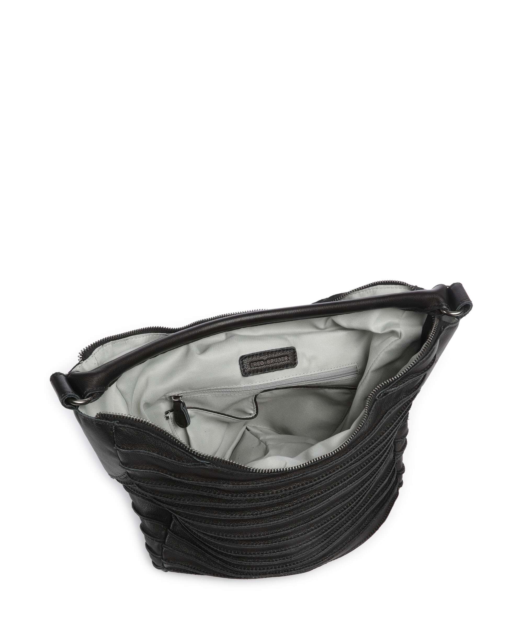 FredsBruder Bestseller Riffeltier S Hobo bag black