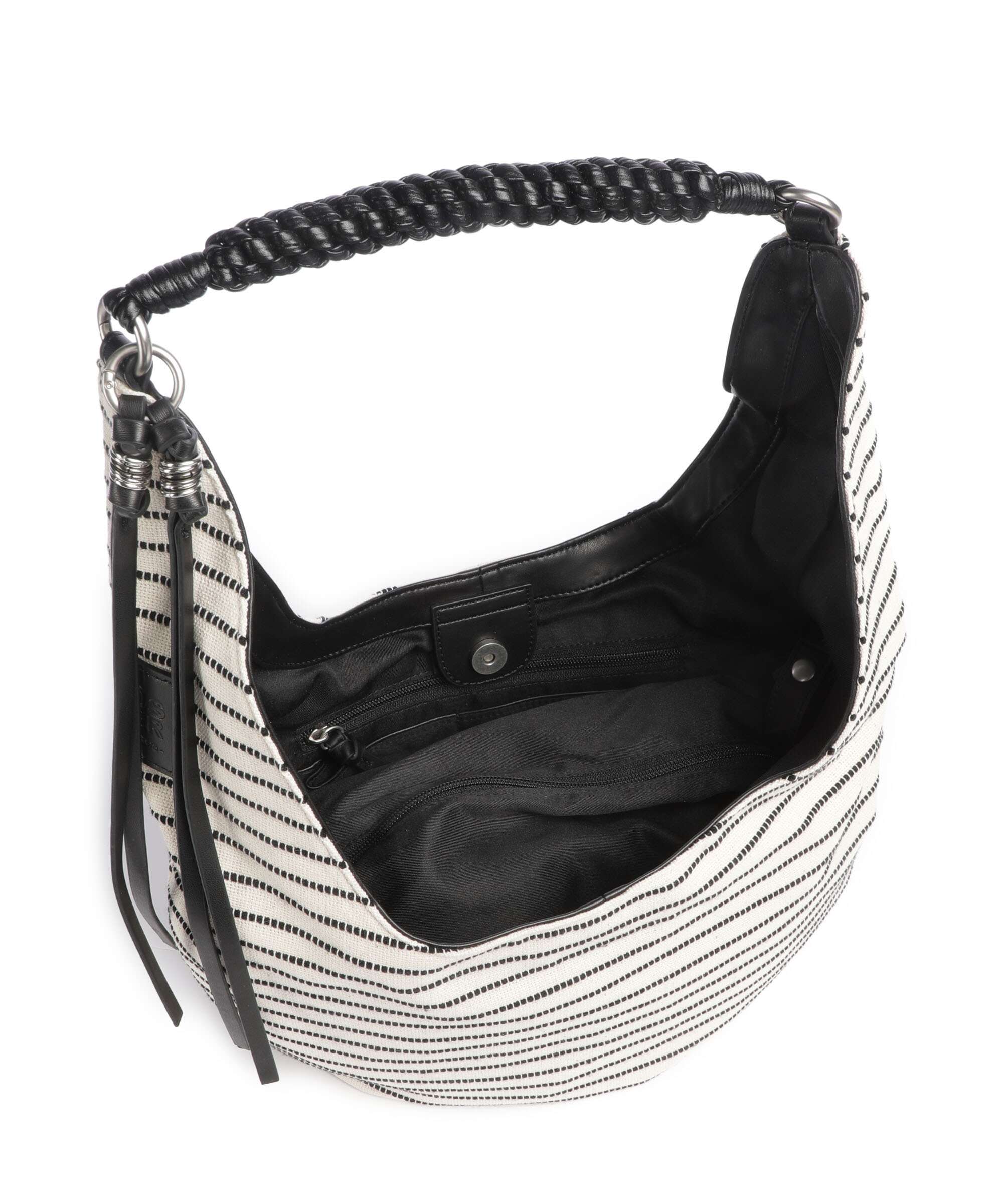 FredsBruder For Lovers Midi Hobo bag black