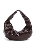 Les Visionnaires Greta Icon Crinkle Hobo bag bordeaux red