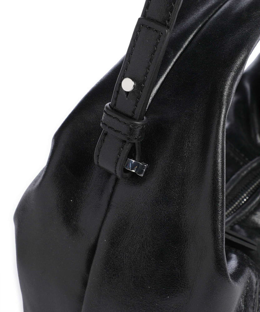 Les Visionnaires Greta Icon Crinkle Mini Handbag black