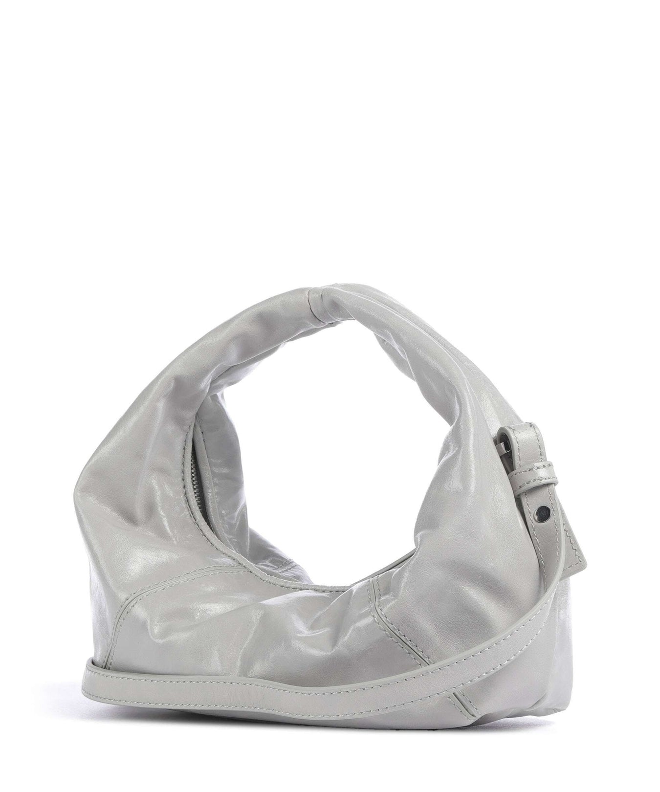 Les Visionnaires Greta Icon Crinkle Mini Handbag glacier grey