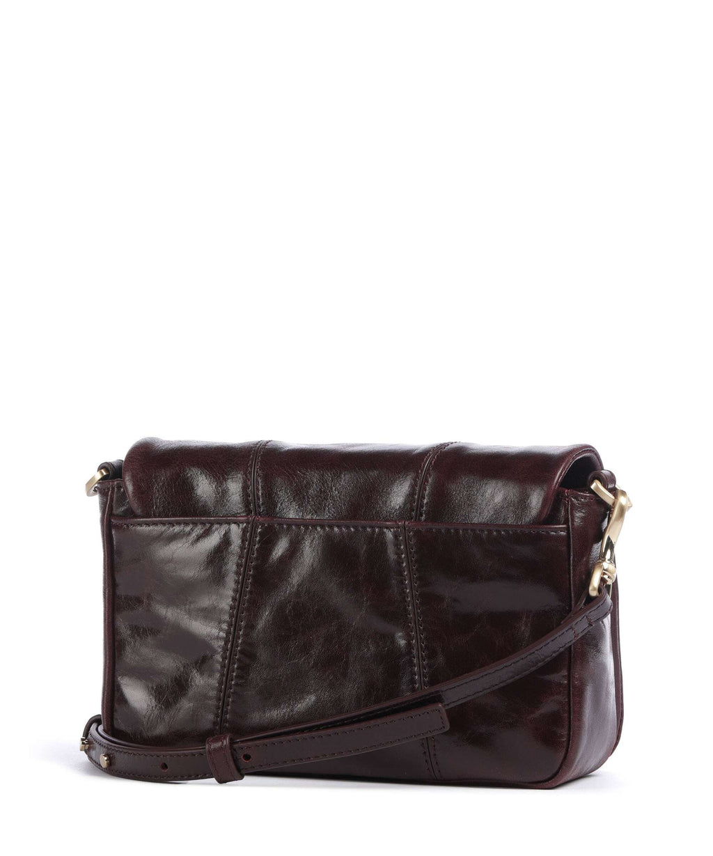 Les Visionnaires Mila Icon Crinkle Crossbody bag bordeaux red