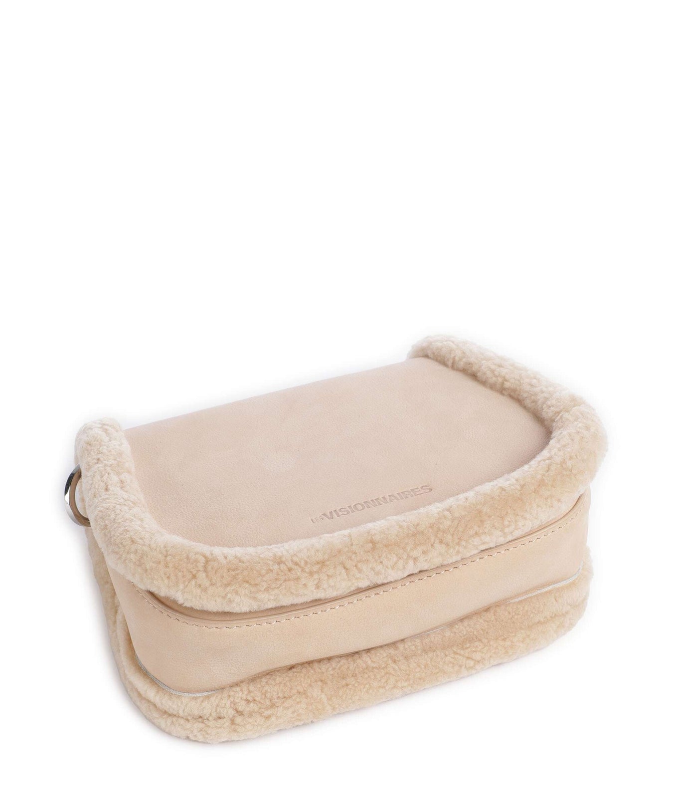 Les Visionnaires Elli Teddy Shoulder bag milky beige