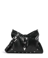 Les Visionnaires Elisa Rivet Glossy Borsa hobo black