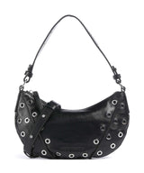 Les Visionnaires Enya Rivet Glossy Mini Sac porté épaule black