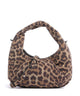 Les Visionnaires Greta Essential Cozy Mini Borsa a mano leo print