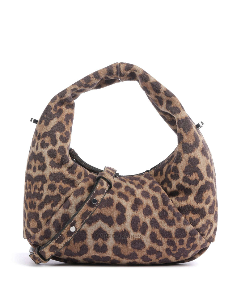 Les Visionnaires Greta Essentil Cozy Mini Handbag leo print