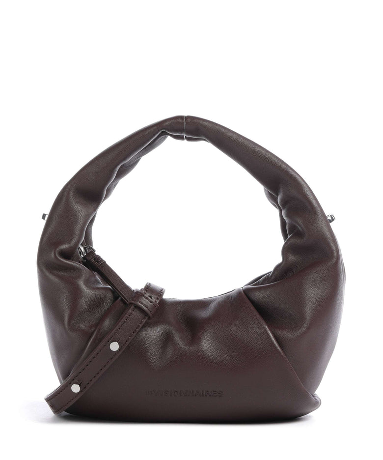 Les Visionnaires Greta Essential Silky Mini Crossbody bag aubergine