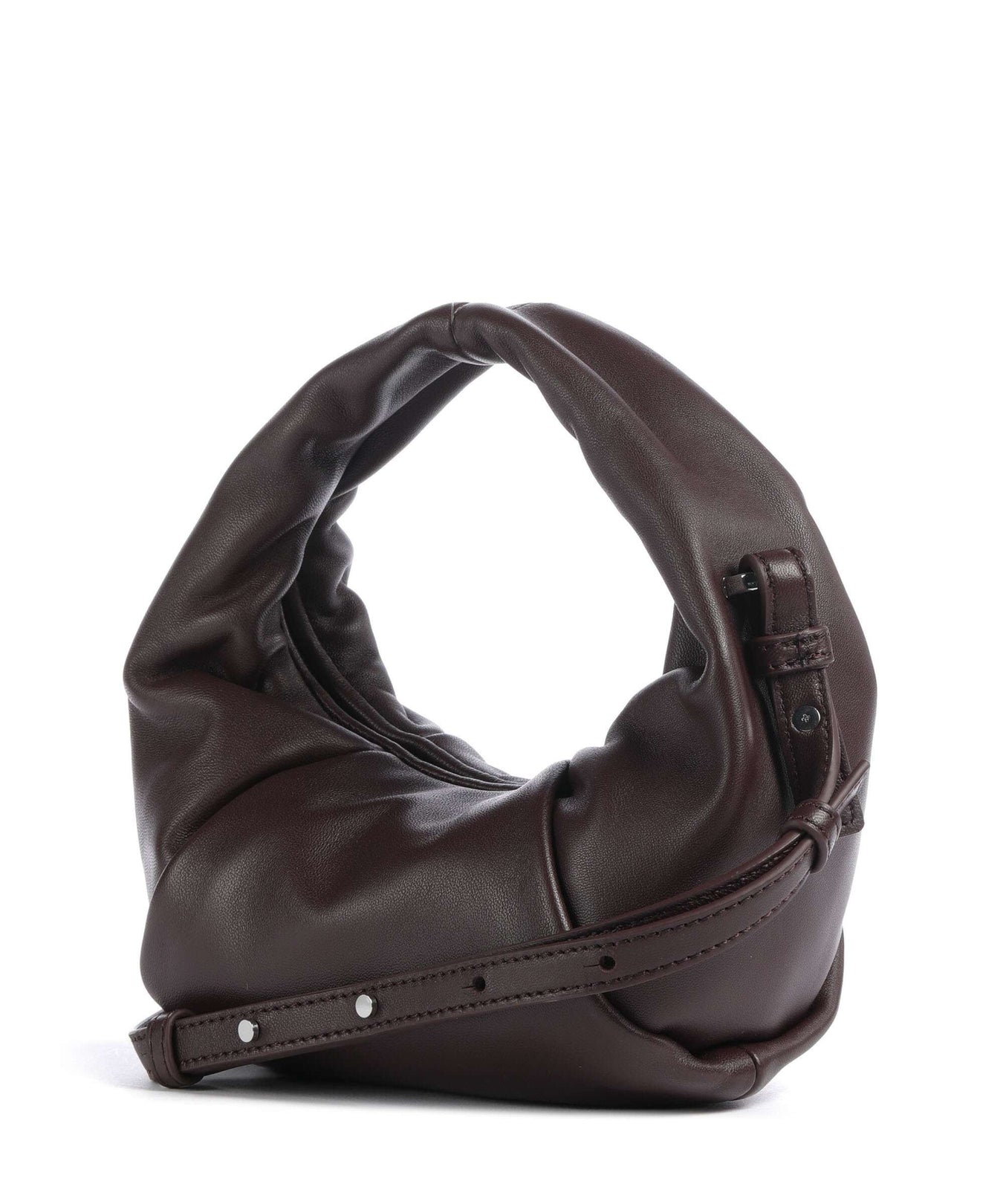 Les Visionnaires Greta Essential Silky Mini Crossbody bag aubergine