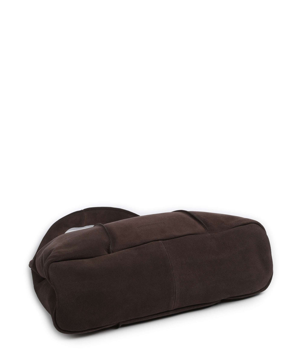 Les Visionnaires Paz Essential Cozy Hobo bag dark brown